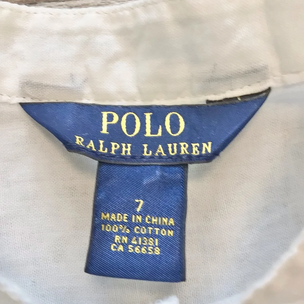 Polo Ralph Lauren White Long Sleeve Button Down Shirt 7 - Picture 10 of 11